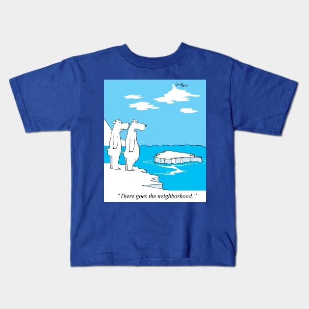 There goes the neighborhood. Kids T-Shirt by larrylambert